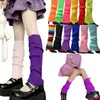 Femmes Chaussettes Goth Automne Hiver Long Tricoté Jambières Épais Laine Couvre Leggings Chauds ChaussettesBoots Piles De Pour