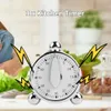 Timer da cucina Suono forte per la cottura Quadrante Timer da cucina Indoor Bambini Adulti Apprendimento Meccanico ABS Leggero Multifunzionale 60 Minuti 230328