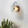 Lampade da parete Vintage Modern Crystal Led Light Esterno Camera da letto Luci Decorazione Swing Arm Smart Bed Candle Lamp