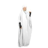 Ubranie etniczne z kapturem Khimar muzułmańskie kobiety Pełna okładka Abaya Long Maxi Dress Islamski modlitwa szata Kaftan Jilbab Umrah Eid Ramadan Kult Kult