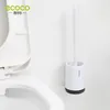 Toilettenbürstenhalter ECOCO Gummikopfhalter Reinigung für Wandbehang Haushaltsboden Badezimmerzubehör 230327