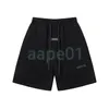 Solid Sports Capris Casual Couple Jogging Pants High Mens ESS Letter Print Womens Hip Hop Street Shorts