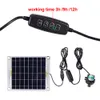 Trädgårdsdekorationer 10W Mini Solar Water Pump Brushless Panel Fish Pool Kit 12V Decoration Powered Fountain Pond Pum Aquarium 230327