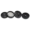 2023 Smoking Pipes 4-layer 63mm diameter flat panel dotted vertical pattern zinc alloy cigarette grinder