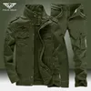 Men's Tracksuits Military Airsoft Clothes Sets Men Multi-pocket Cargo Jackets Pants Paintball Suits Windproof Bomber Tactical Coats Set Size 6XL W0328