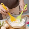 Silicone Baking Spatula Heat-Resistant Non-stick Cooking Kitchen Utensils Non-deformable Soft Baking Spatula