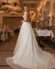 Sukienki imprezowe Lorie Przyjazd błyszczącego kochanie Princess Wedding Long Rleeve Glitter Tiulle Boho Bride sukienki Vestidos de novia 230328