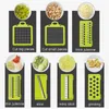 Fruit Vegetable gereedschap Rooster voor groenten Fruit Slicer Cutter Mandoline Multifunctionele Cutter Peeler Aardappel Peeler Wortel Afvoermand Keukengereedschap 230328