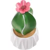 Fleurs décoratives plantes succulentes en pot décor artificiel Faux Mini Figurine bonsaï ornement cadeaux loi fille faux Terrarium Statue de bureau