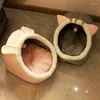 Łóżka kota kociak leżno -poduszka ciepła zwierzak koszyk zimowy przytulny namiot domowy bardzo miękki mat