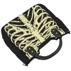 Sacs de soirée Lumineux Gothique Squelette Os Crânes Rock Designer Femme Casual Fourre-Tout Punk Mode Sac À Main 230328