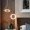 Подвесные лампы новая светодиодная лампа спальня для спальни ресторан Light Lights