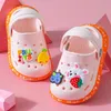 Slipper Baby милые сандалии для мальчиков, девочки, мультипликационная обувь летние малыши, шлепанцы, дети, домашнее пляж, плавание плавания 230328