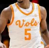 Maillots de basket-ball personnalisés des volontaires du Tennessee de la NBA 30 James 4 Tyreke Key 33 Uros Plavsic 0 Jonas Aidoo 15 Jahmai Mashack 11 Tobe Awaka pour hommes femmes jeunes enfants Jers