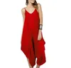 Kvinnors jumpsuits Rompers Womens Deep V Fitted Sexy Bodycon Jumpsuit Nightclub for Women Romper Kvinnlig ärmlös fast färg