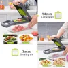 Fruit Vegetable Tools Vegetable Cutter Grater Carrot Potato Peeler Onion Chopper Kitchen Fruit Food 9 in 1 Gadgets Vegetable Slicer Multi Machine 230328