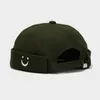 Docker Hat Brimless Beanie Skull Cap för män Kvinnor Retro Style Rolled Cuff Harbor Hat Smile brodered HCS259
