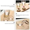 Schalen, 12 Stück, transparent, Kuchenbehälter, Snackglas, Dessert, Mini-Kinderterrarium, Beilagen, kleine Schüssel, Pudding