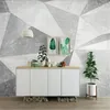壁紙モダンミニマリストの抽象的な幾何学的壁画リビングルームテレビの背景壁紙家の装飾ベッドルームの壁紙