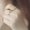 Обручальные кольца титановые стальные геометрические круглые круглое кольцо для женщин, очаровательно, заклятый день рождения подарок подарка Toby22