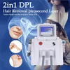 Laser Machine Factory Price 2 In 1 Ipl Opt E-light Painless Permanent Hair Removal RF Nd Yag Laser Tattoo Removal Machine 3 Tips