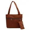 Cosmetic Bags Fashion Shoulder For Women Girl Corduroy Shopping Satchel Handbags Tote Bag