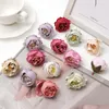 Dekorativa blommor 10/30 st 4cm rose knopp konstgjorda huvuden bröllop dekoration hem dekor krans scrapbooking hantverk falska tillbehör