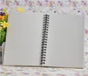 21x14cm a5 kraft paper notepad stocke school поставляет творческий рисунок граффити блокноты пустая катушка.