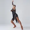 Stage Wear L-2033 Latin Dance Professional Dress For Women Dancing Performance Costume Rumba Customized Competition Tassel