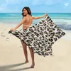 Damen Bademode Sexy Leopardenmuster Strand Wickelkleid Frauen Chiffon Pareo Schal Cover Up Kaftan Sarong Bikini Cover-Ups RöckeDamen