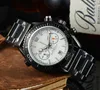 Zegarek dla mężczyzn 2023 Nowe zegarki męskie Pięć igieł wszystkie tarcze Work Kwarc Watch Top Luksusowa marka STEL STRAP MASE MOSE MOSE EUROP Projektant Omeg Watches