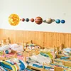 壁ステッカーのソーラーシステム惑星子供のための惑星家庭用装飾デカール装飾赤ちゃん保育園の装飾壁