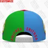 Ball Caps Eritrea Baseball бесплатно 3D изготовленное имя команда логотип hat eri stoung