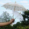 Parapluies Dentelle Parapluie De Mariage Parasol De Mariée Pour Pographie PropsDécoration Avec Manche En Bois Blanc Beige Couleur