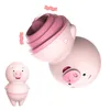 Vibratori Tongue Lick Donne Vibratore Clitoride Massaggio per donna Masturbatore femminile Mini vibratori Negozio anale Vagina Sex Toys Cute Pig 230327