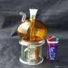 Bolsa de folga de cachimbo de cachimbo de cachimbo, cachimbos de bongues por atacado Tubos de queimador de óleo Plíticas de óleo de tubo de vidro