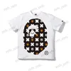 T-shirts voor heren Beii Kleine en middelgrote kinderkleding Ape Hoofd Katoen Kort Mouw ouder-kind T-shirt T-shirt Heren en dameskinderen Casual Baby Top T230328