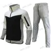 Tracki męskie Nake Tech Trapstar Track Suits Bluier Basketball Football Rugby Dwuczęściowy z damskimi kurtką z kapturem z kapturem damskiego Sprężyny M-3xl T230328