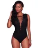 Dames jumpsuits dames kanten jumpsuit bodycon bodysuit turp top blouse mouwloze shirts dames sexy bodysuits feest playsuit1