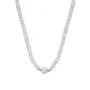 Chains High Quality Bright Flat Freshwater Pearl 14K Gold Filled Female Necklace Jewelry For Women Mother's Day Gifts