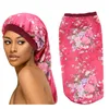Beanies Beanie/Skull Caps Fashion Women Printed Flower Elastic Bonnet Sleep Hair Turban Cap Long Cylindrical Chemo Cancer Hat Muslim India