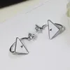 Top Quality Triangle Letter Stud Orecchino Fashion Jewelry prad Accessori per Gift Party 20 colori XP1d