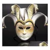 Party Masks Venice Mask Halloween Ball Carnival Decoration Gc223 Drop Delivery 202 Dhc9I