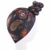 Turban imprimé africain pour femmes musulmanes, bonnet à nœud torsadé, bonnet, Hijab Long et extensible, écharpe, Bandana, coiffure pour cheveux