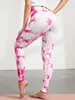 Leggings pour femmes sans couture Tie Dye femmes Sexy Fitness Gym Legging Push Up taille haute Sport pantalon vêtements