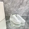 Top nieuwe heren mode casual witte schoenen sneakers casual schoenen sneakers dames platform schoenen zwart fluwelen suède dames veter omhoog men2023