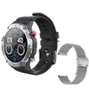 Smart Watch Carbon Black Ultra Army Outdoor Smartwatch iOS Android Uhr für Männer, IP68 tief wasserdicht, mehrere Sportmodi, taktische Fitnessuhr, Tracker