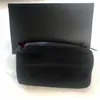 VIP Counter Gift C Fashion Black Zipper Bag Elegant Smartcc Beauty Cosmetic Case Luxury Makeup Organizer Bag With Black Present Box