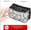 Ultra Bright Running Headlamp 9 LED Mini Smart Motion Sensor Headlight 6 Modi ingebouwd in batterij Koplamp Koplamp voor wandelcampinglampen met wandelen