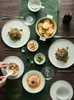 ボウルズの食器セット家庭用セラミックハイエンドの絶妙な料理の感覚の組み合わせハウスウォーミングギフトライトラグジュアリー
